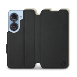 Etui Soft Touch do Asus Zenfone 10 - wzór Satynowa czerń z platyną