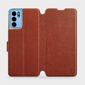 Etui do OPPO Reno 6 5G - wzór Brown&Gray