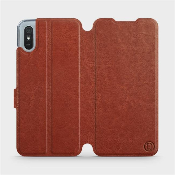 Etui do Xiaomi Redmi 9A - wzór Brown&Orange