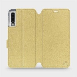 Etui do Samsung Galaxy A7 2018 - wzór Gold&Gray