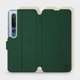 Etui Soft Touch do Xiaomi Mi 10 - wzór Miejska zieleń z platyną