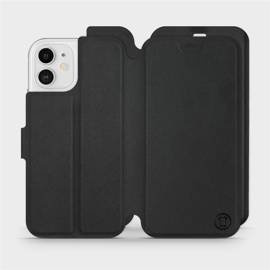 Etui Soft Touch do Apple iPhone 12 - wzór Satynowa czerń