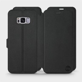 Etui Soft Touch do Samsung Galaxy S8 Plus - wzór Satynowa czerń