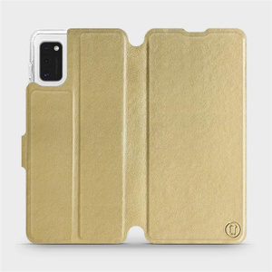 Etui do Samsung Galaxy A41 - wzór Gold&Orange