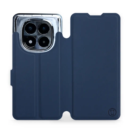 Etui Soft Touch do Xiaomi Redmi Note 14 Pro 5G - wzór Głęboki granat z czernią