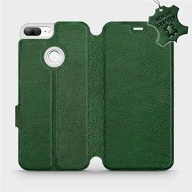 Etui ze skóry naturalnej do Huawei Honor 9 Lite - wzór Green Leather