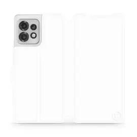 Etui do Motorola Edge 40 Pro - wzór White&Orange