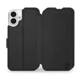 Etui Soft Touch do Apple iPhone 16 Plus - wzór Satynowa czerń