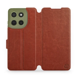 Etui do Motorola Moto G15 - wzór Brown&Gray