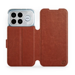 Etui do Xiaomi Poco F8 Ultra - wzór Brown&Orange