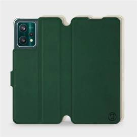 Etui Soft Touch do Realme 9 Pro - wzór Miejska zieleń z platyną