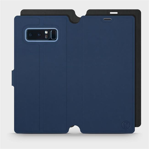 Etui Soft Touch do Samsung Galaxy Note 8 - wzór Głęboki granat z czernią