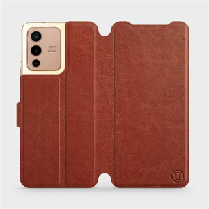 Etui do Vivo V23 5G - wzór Brown&Orange
