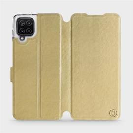 Etui do Samsung Galaxy A12 - wzór Gold&Orange