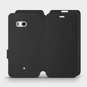 Etui Soft Touch do HTC U11 - wzór Satynowa czerń