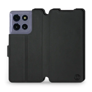 Etui Soft Touch do Motorola Moto G86 5G - wzór Satynowa czerń