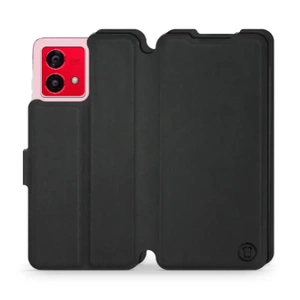 Etui Soft Touch do Motorola Moto G84 - wzór Satynowa czerń