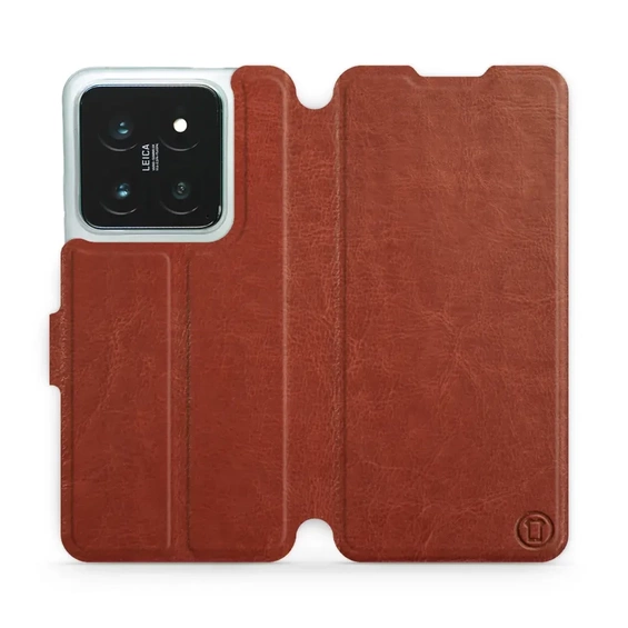 Etui do Xiaomi 14 Pro - wzór Brown&Orange