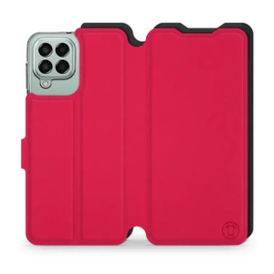 Etui Soft Touch do Samsung Galaxy M33 5G - wzór Żywa czerwień z czernią