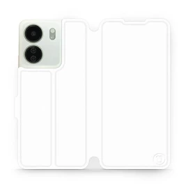 Etui do Xiaomi Redmi 13C - wzór White&Orange