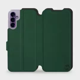 Etui Soft Touch do Samsung Galaxy A14 5G - wzór Miejska zieleń z czernią