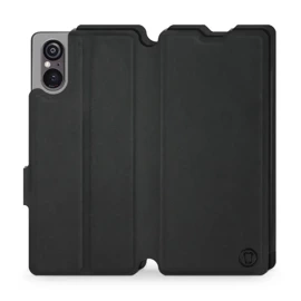Etui Soft Touch do Sony Xperia 5 V - wzór Satynowa czerń