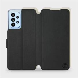 Etui Soft Touch do Samsung Galaxy A53 5G - wzór Satynowa czerń z platyną