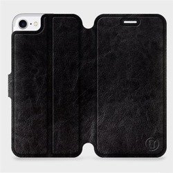 Etui do Apple iPhone 8 - wzór Black&Orange