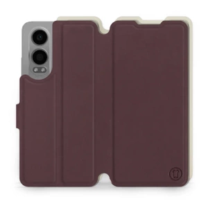 Etui Soft Touch do OnePlus Nord CE 4 Lite - wzór Matowy burgund z platyną