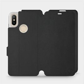 Etui Soft Touch do Xiaomi Mi A2 - wzór Satynowa czerń