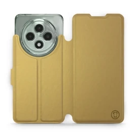 Etui do OPPO Reno12 F 5G - wzór Gold&Gray