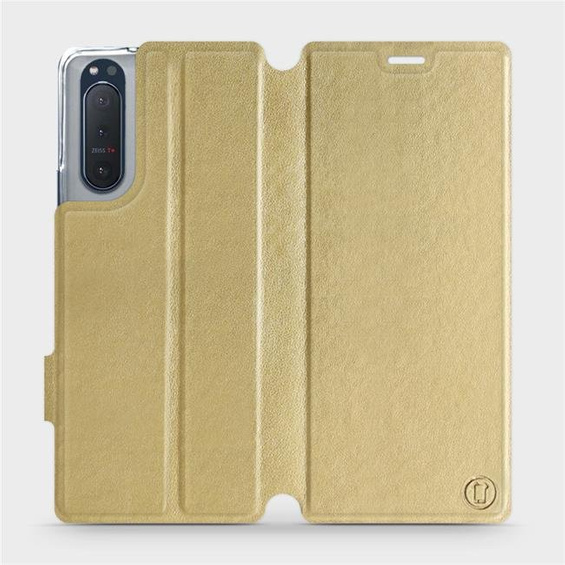Etui do Sony Xperia 5 II - wzór Gold&Orange