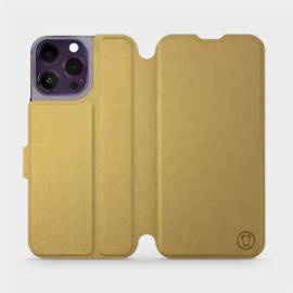 Etui do Apple iPhone 14 Pro Max - wzór Gold&Orange