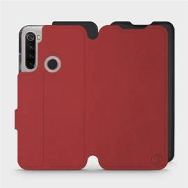 Etui Soft Touch do Xiaomi Redmi Note 8 2021 - wzór Zachodząca czerwień z czernią