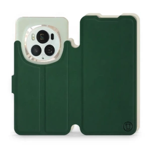 Etui Soft Touch do Huawei Honor Magic6 Pro - wzór Miejska zieleń z platyną