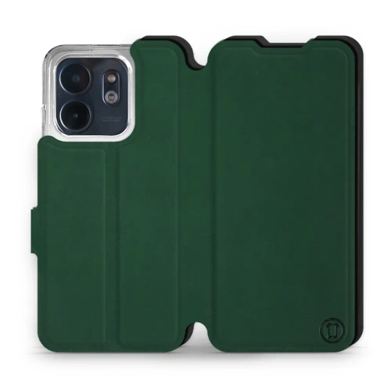 Etui Soft Touch do Infinix Smart 9 - wzór Miejska zieleń z czernią