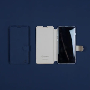 Etui Soft Touch do Xiaomi Redmi 15 - wzór Głęboki granat z platyną