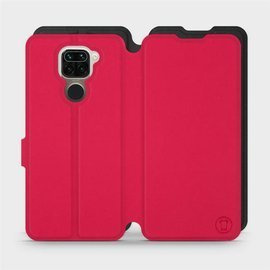 Etui Soft Touch do Xiaomi Redmi Note 9 - wzór Żywa czerwień z czernią
