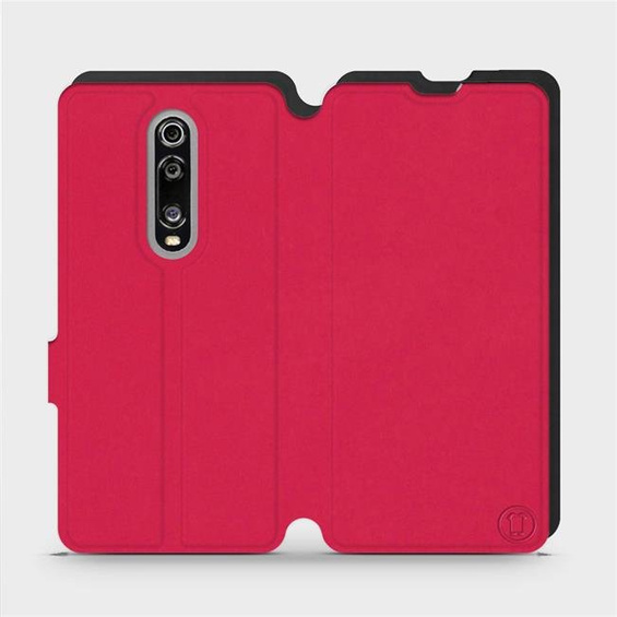 Etui Soft Touch do Xiaomi Mi 9T - wzór Żywa czerwień z czernią
