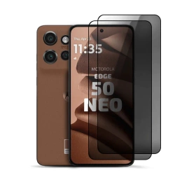 Zestaw 2x Prywatyzujące szkło hartowane 9H do Motorola Edge 50 Neo
