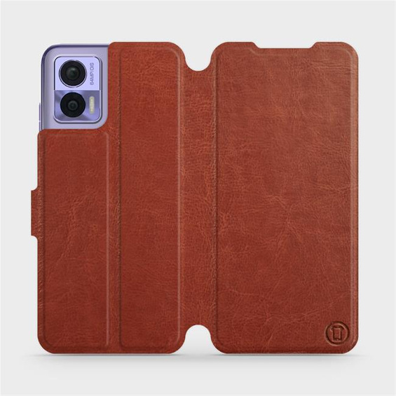 Etui do Motorola Edge 30 Neo - wzór Brown&Gray
