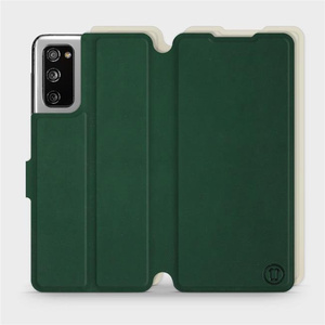 Etui Soft Touch do Samsung Galaxy S20 FE - wzór Miejska zieleń z platyną