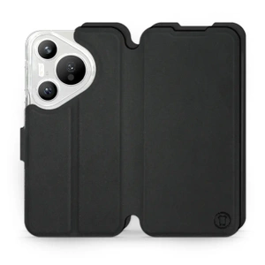 Etui Soft Touch do Huawei Pura 70 - wzór Satynowa czerń