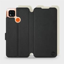 Etui Soft Touch do Xiaomi Redmi 9C - wzór Satynowa czerń z platyną