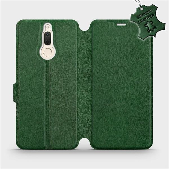 Etui ze skóry naturalnej do Huawei Mate 10 Lite - wzór Green Leather