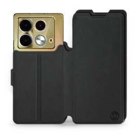 Etui Soft Touch do Infinix Note 40 - wzór Satynowa czerń