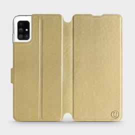 Etui do Samsung Galaxy M51 - wzór Gold&Gray