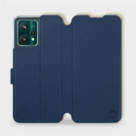 Etui Soft Touch do Realme 9 Pro Plus - wzór Głęboki granat z platyną