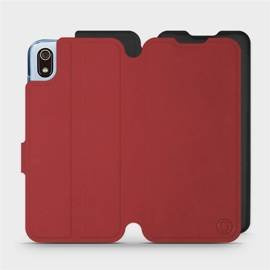 Etui Soft Touch do Xiaomi Redmi 7A - wzór Zachodząca czerwień z czernią
