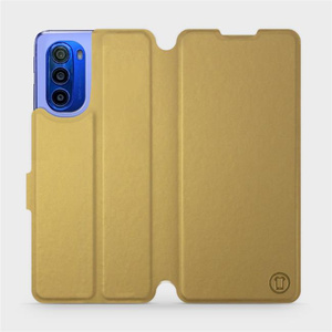 Etui do Motorola Moto G51 5G - wzór Gold&Gray